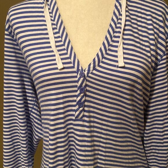 Calvin Kline CK Stripe Swimsuit Coverup Size XL - Picture 3 of 10